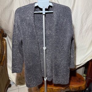 Sparkling Cardigan Lane Bryant Size 10/12 0057